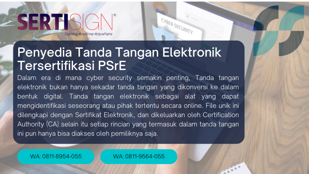 Penyedia Tanda Tangan Elektronik Tersertifikasi Psre